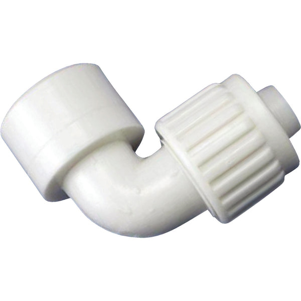 Flair-It 1/2 In. PEX x 1/2 In. FPT 90 Deg. Plastic Compression Female PEX Elbow (1/4 Bend)