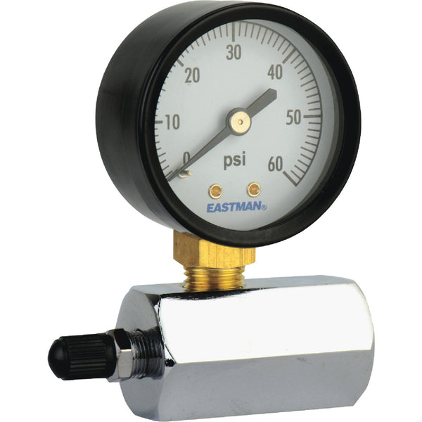 Eastman EZ-FLO Gas Test Pressure Gauge 2" Face 0-60psi