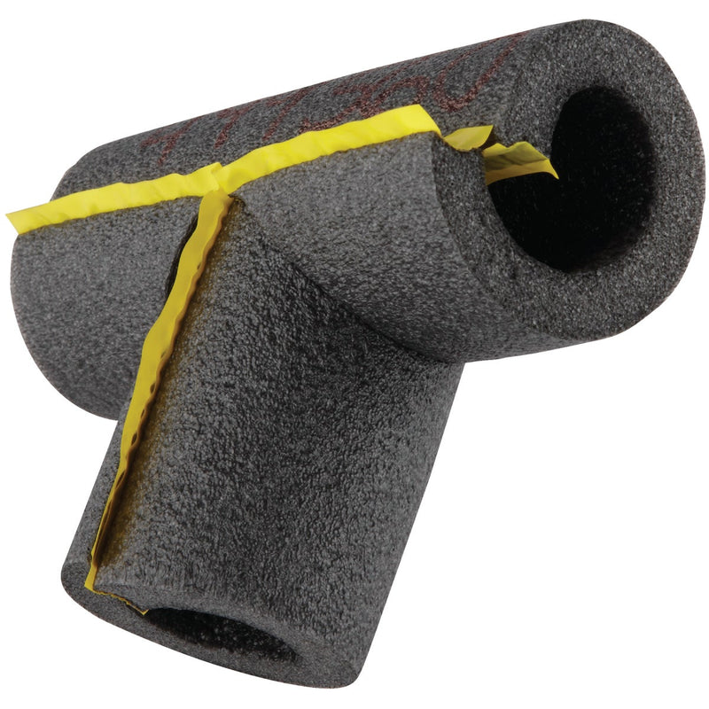 Tundra 1/2 In. Wall Self-Sealing Tee Polyethylene Pipe Insulation Wrap, 1/2 In. Fits Pipe Size 1/2 In. Copper