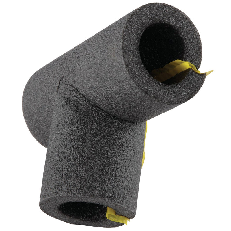 Tundra 1/2 In. Wall Self-Sealing Tee Polyethylene Pipe Insulation Wrap, 1/2 In. Fits Pipe Size 1/2 In. Copper