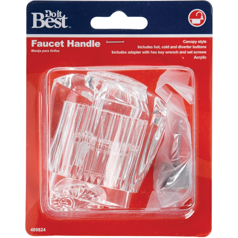 Do it Best Acrylic Universal Replacement Clear Faucet Handle