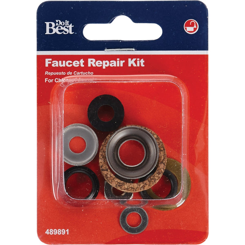 Do it Best Chicago Rubber, Metal, Fiber Faucet Repair Kit