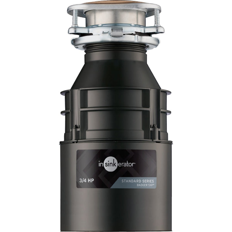 Insinkerator Badger 5XP 3/4 HP Dura-Drive Garbage Disposer, 4 Year Warranty