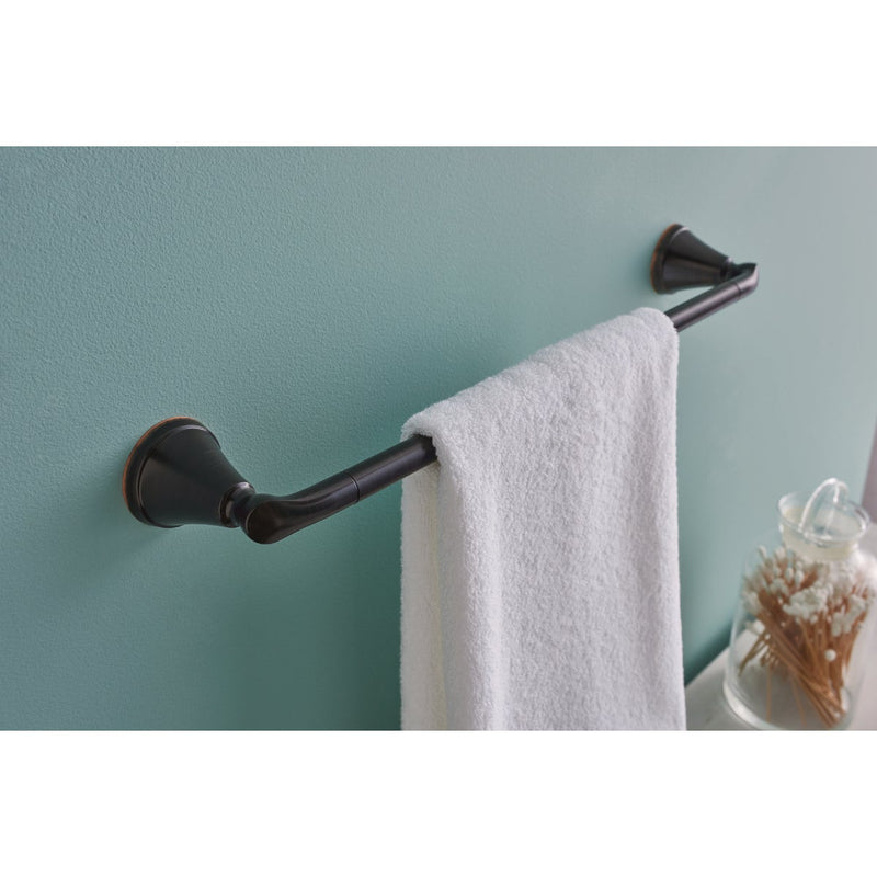 Moen Tiffin 18 In. Towel Bar, Mediterranean Bronze