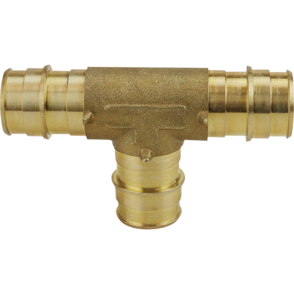 Apollo Retail 3/4 In. x 3/4 In x 3/4 In. Barb Brass PEX-A Tee