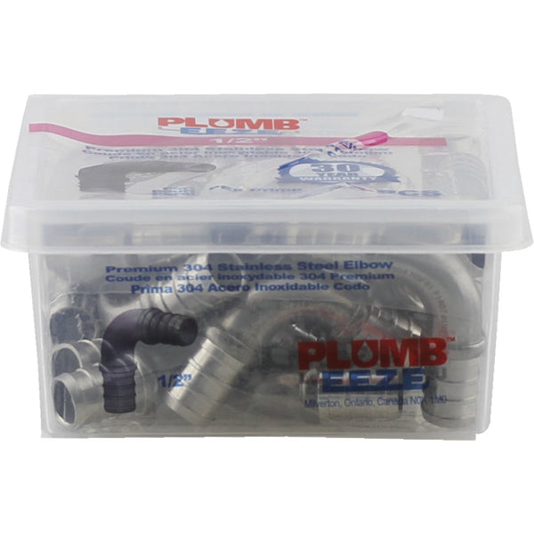 Plumbeeze 1/2 In. PEX Elbow (25-Pack)