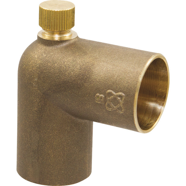 NIBCO 3/4 In. CxC 90 Deg. Copper Drain Elbow w/Cap (1/4 Bend)