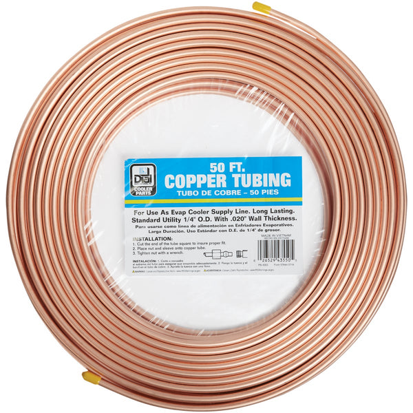 Dial 1/4 In. OD x 50 Ft. L Copper Tubing