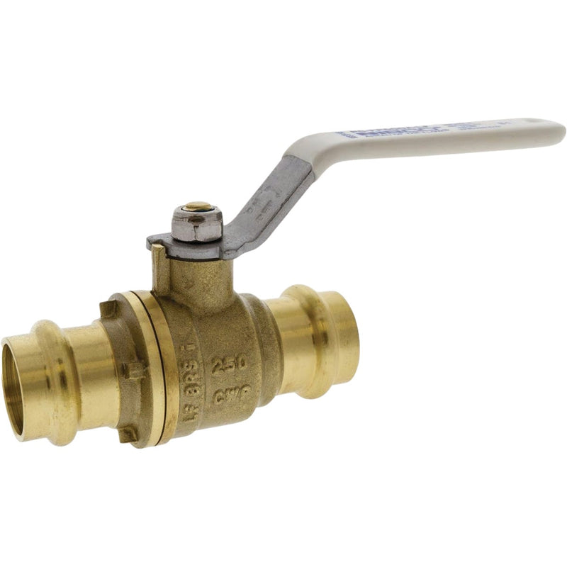 NIBCO 1/2 In. Brass Press Fit Ball Valve