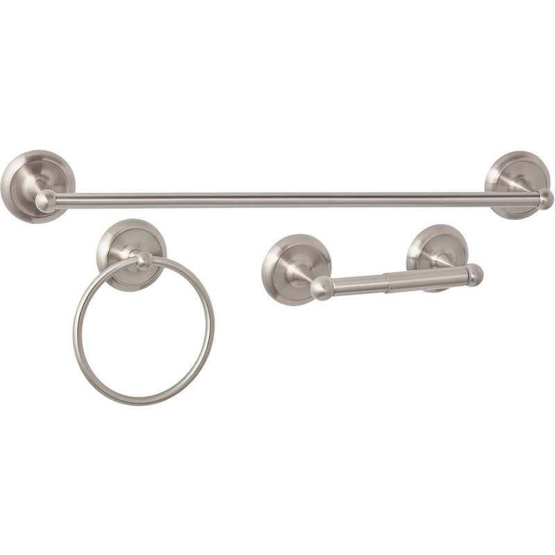 Home Impressions Aria Brushed Nickel 3- Piece Bath Hardware Set