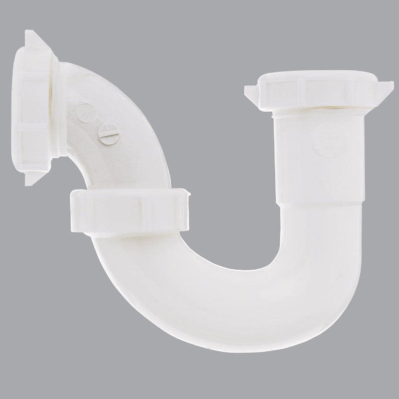 Do it Best 1-1/2 In. White Polypropylene Sink Trap with Reducer Washer