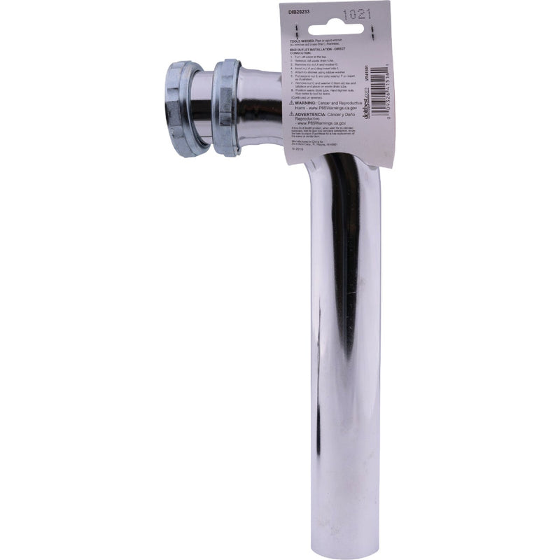 Do it Best 1-1/2 In. x 9-1/2 In. Chrome Plated Waste Arm
