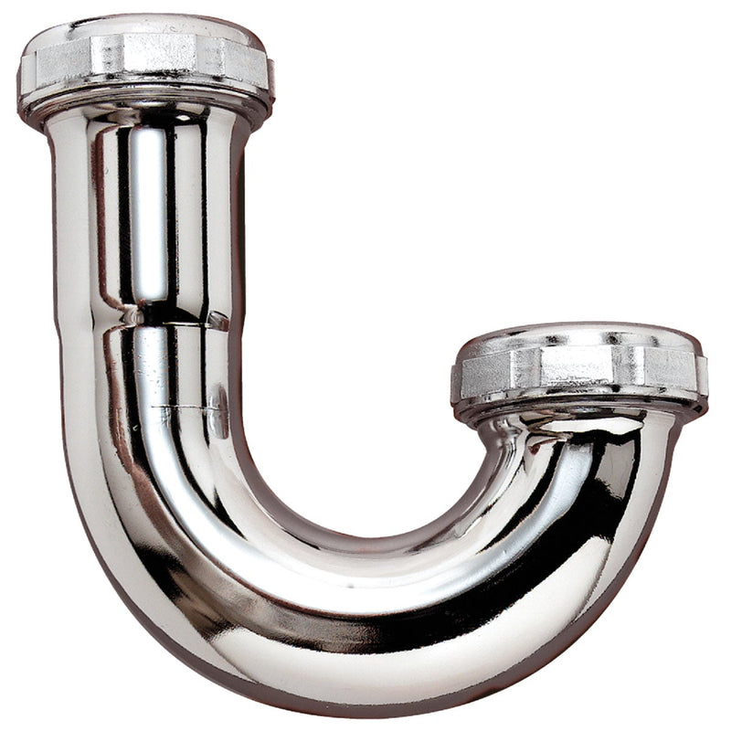 Do it Best 1-1/4 In. Chrome Plated J-Bend, Bagged