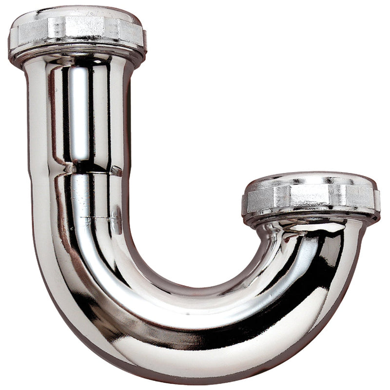 Do it Best 1-1/2 In. Chrome Plated J-Bend, Bagged