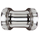 Do it Best 1-1/4 In. Chrome-Plated Brass Straight Coupling