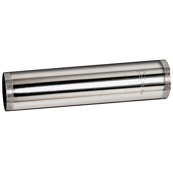 Do it Best 1-1/4 In. x 6 In. Chrome Plated 20 GaugeThreaded Tube