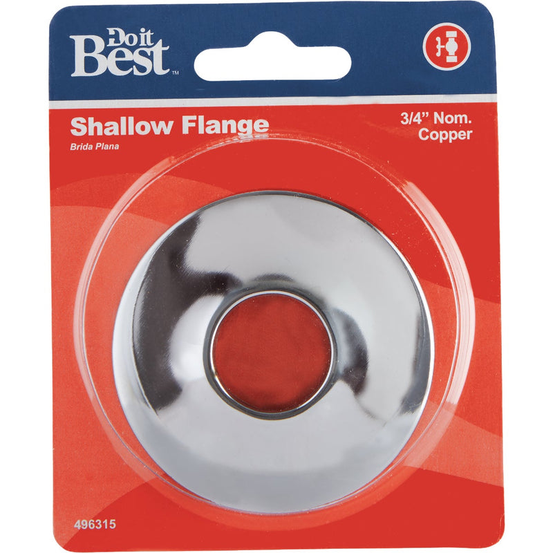 Do it Best 3/4 In. CTS Chrome-Plated Shallow Flange