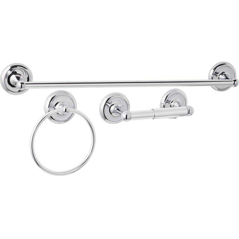 Home Impressions Aria Chrome 3- Piece Bath Hardware Set