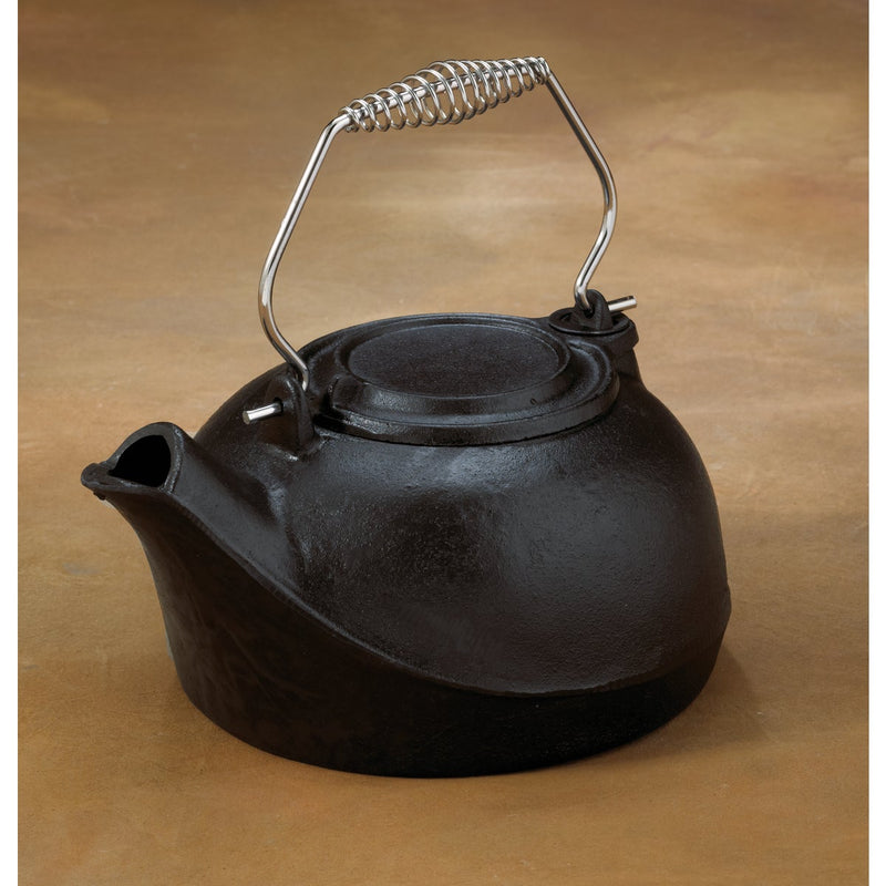 Home Impressions 3 Qt. Cast-Iron Black Decorative Steamer