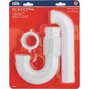 Do it Best 1-1/2 In., 1-1/4 In. White Plastic Flexible P-Trap