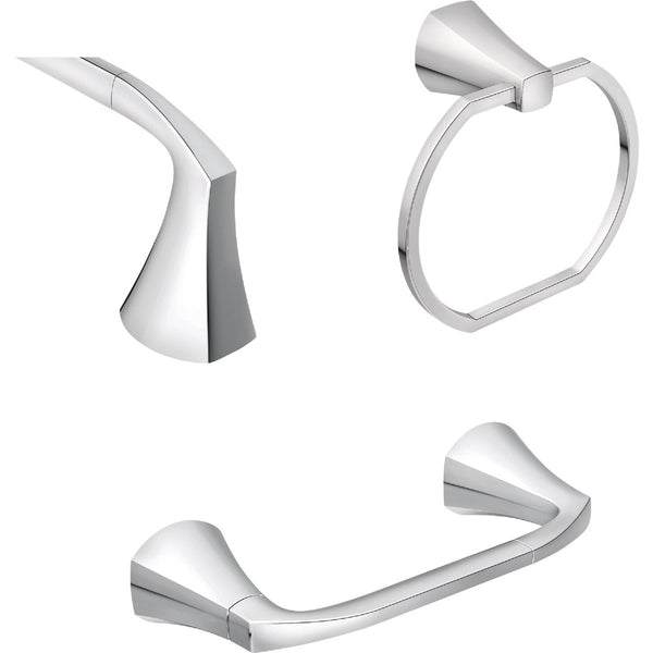 Moen Lindor 3-Piece Bath Hardware Set, Chrome