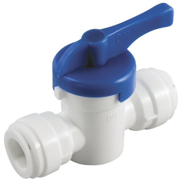 Anderson Metals 3/8 In. x 3/8 In. Plastic Push-In Ball Valve