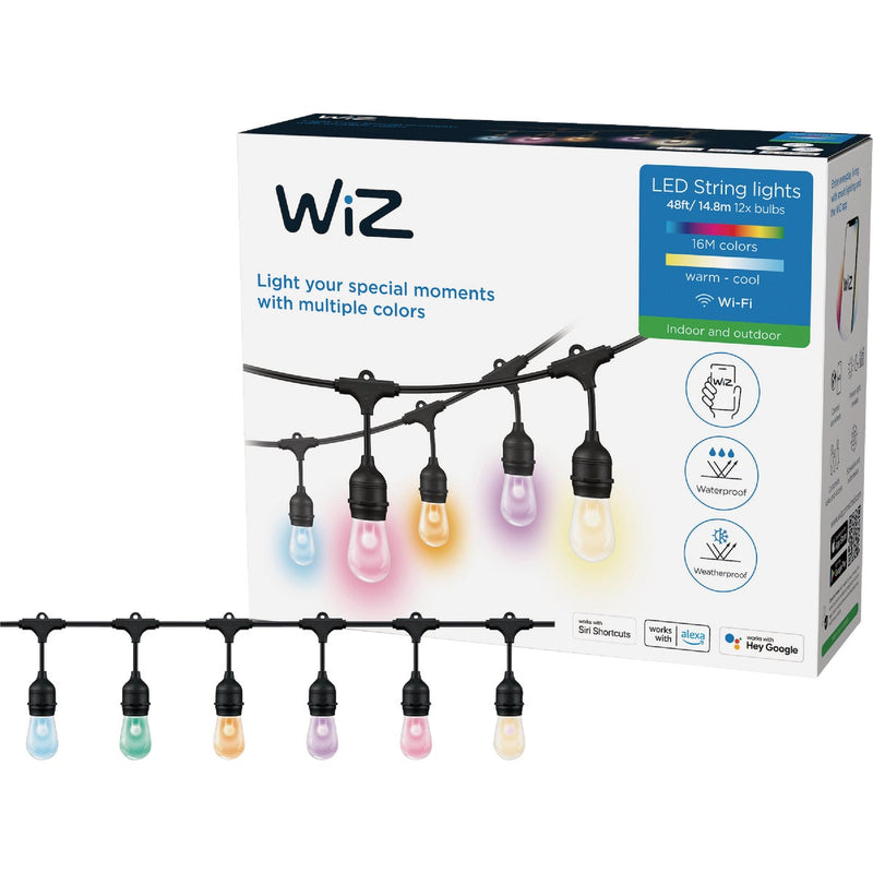 Wiz 12W Wi-Fi Color Smart String Light Set