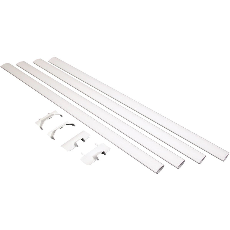 Wiremold CornerMate 1-1/2 In. x 30 In. White Channel