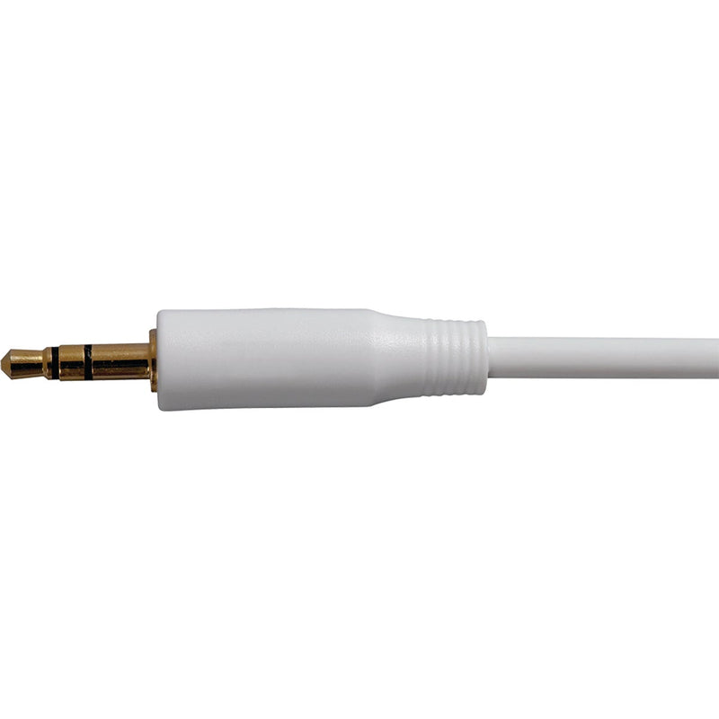 Jensen 6 Ft. White Audio Extension Audio Cable