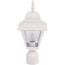 Home Impressions White Incandescent Post Light Fixture