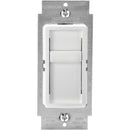 Leviton Decora Incandescent/Halogen/LED/CFL White Slide Dimmer Switch