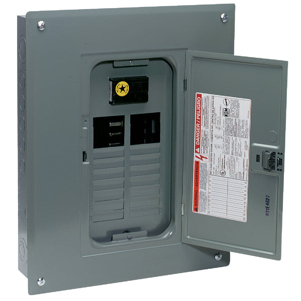 Square D QO 100A 24-Space 34-Circuit Indoor Main Breaker Plug-on Neutral Load Center