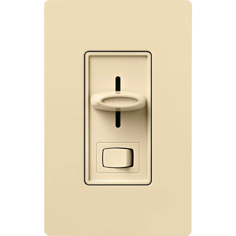 Lutron Skylark Incandescent/Halogen/LED/CFL Ivory Slide Dimmer Switch