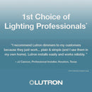 Lutron Toggler Incandescent/Halogen/LED/CFL Ivory Slide Dimmer Switch