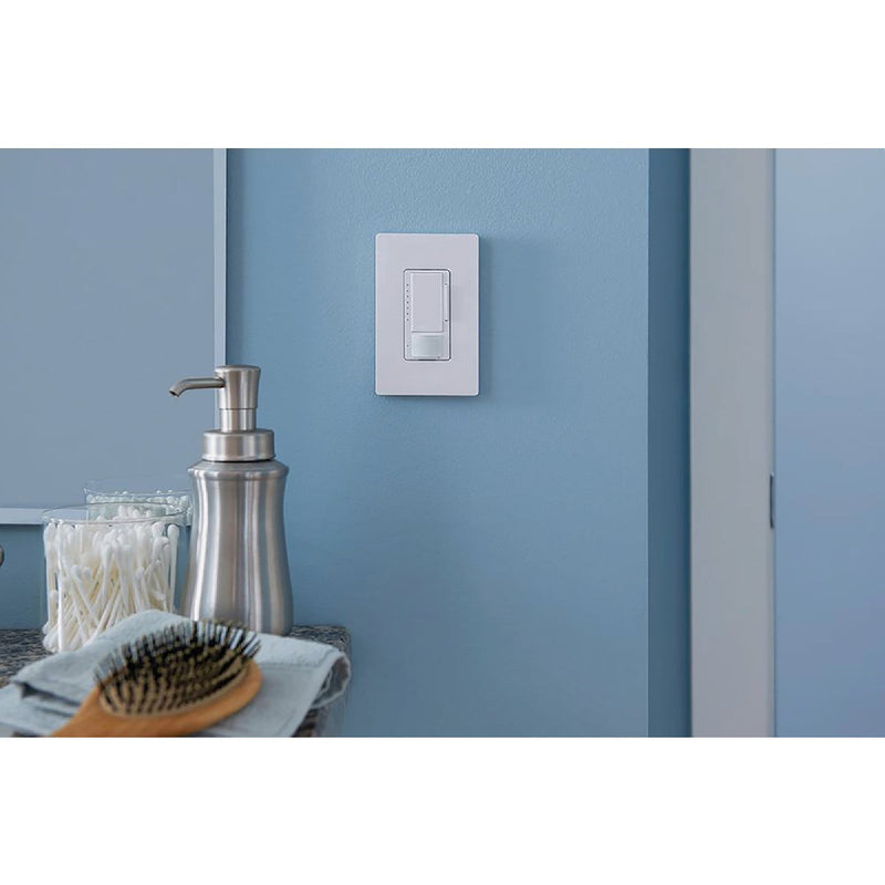 Lutron Maestro White 900 Sq. Ft. Coverage 180 Deg. Detection 3-Way Occupancy Sensor Switch