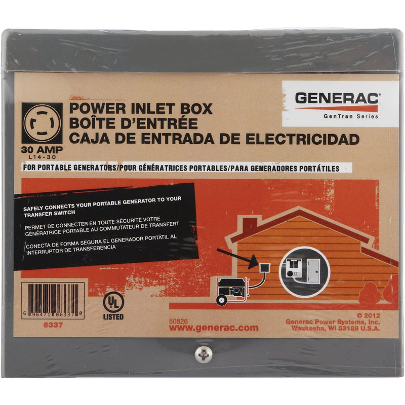 Generac 30A Generator Power Inlet Box