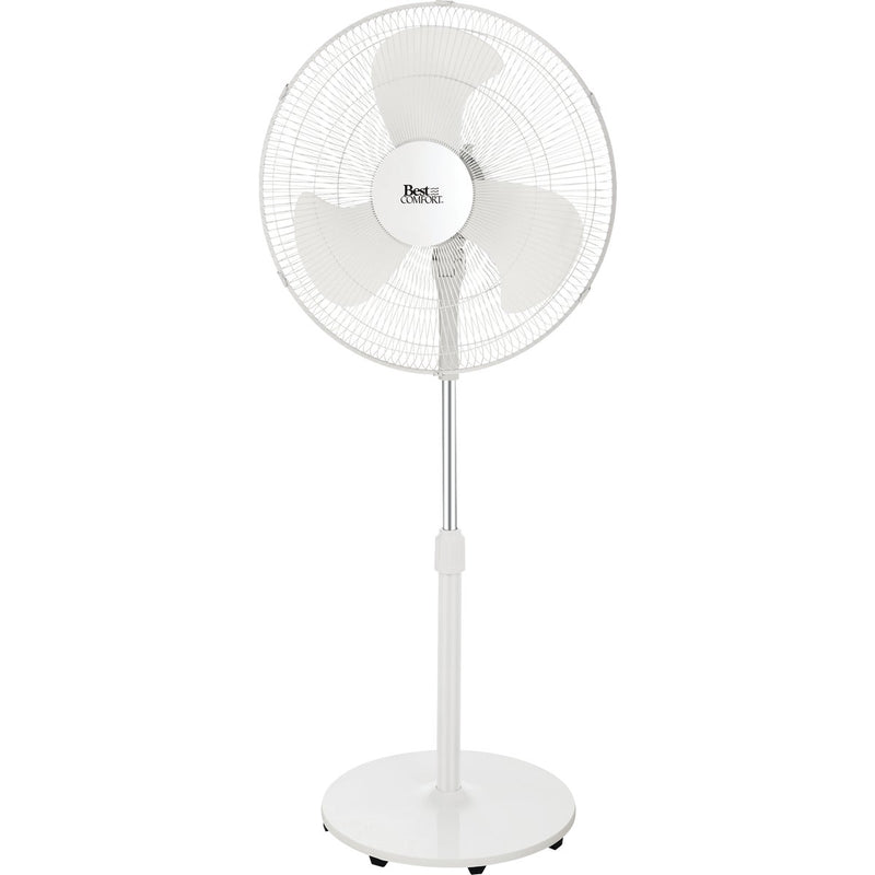 Best Comfort 18 In. 3-Speed 30 In. to 36 In. H. Oscillating Pedestal Fan