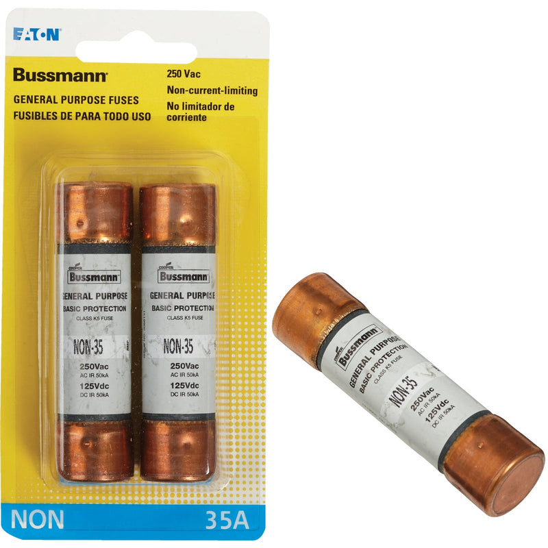 Bussmann 35A NON Cartridge General Purpose Cartridge Fuse (2-Pack)