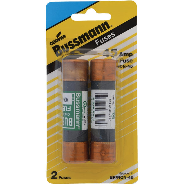 Bussmann 45A NON Cartridge General Purpose Cartridge Fuse (2-Pack)