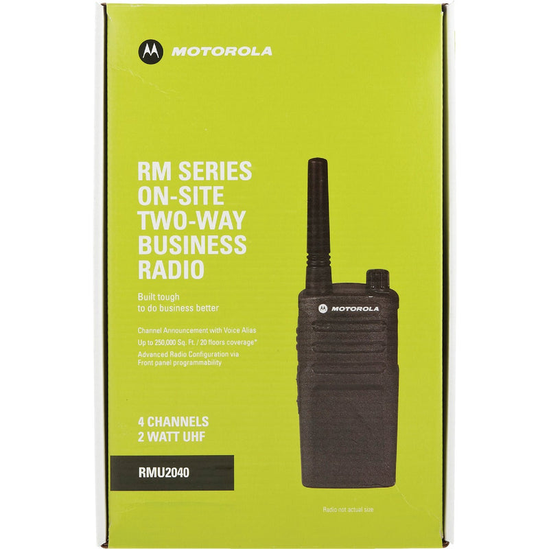 Motorola 4 Channel UHF Two-Way Business Radio