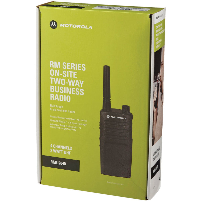 Motorola 4 Channel UHF Two-Way Business Radio