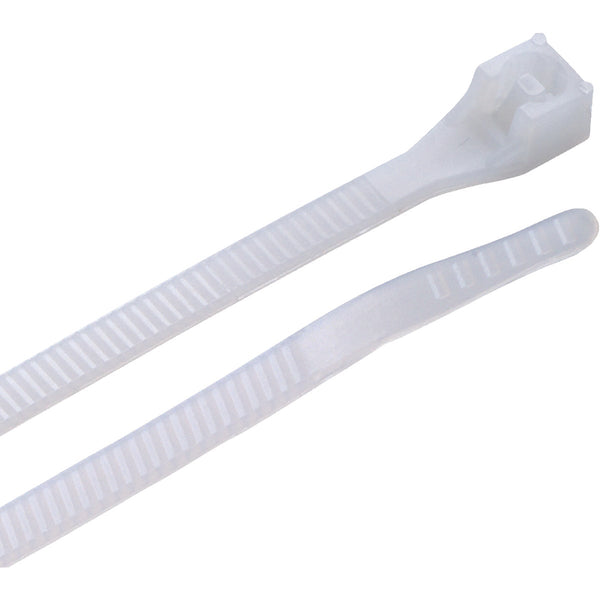 Gardner Bender DoubleLock 8 In. x 0.17 In. Natural Color Nylon Cable Tie (1000-Pack)