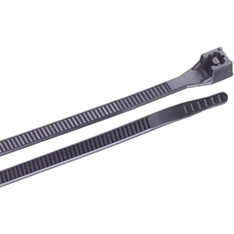 Gardner Bender 8 In. x 0.17 In. Black Nylon Ultra Violet Cable Tie (1000-Pack)