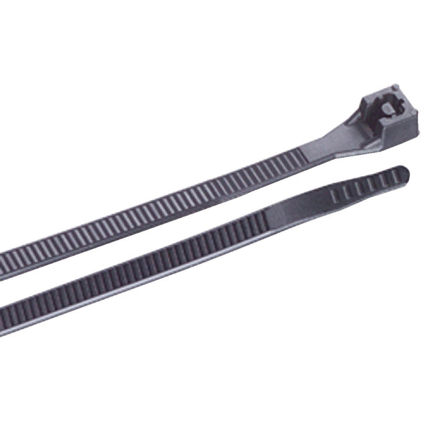 Gardner Bender 11 In. x 0.13 In. Black Nylon Ultra Violet Cable Tie (100-Pack)