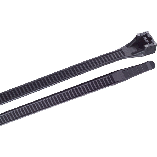 Gardner Bender 18 In. x 0.35 In. Black Nylon Ultra Violet Heavy-Duty Cable Tie (10-Pack)