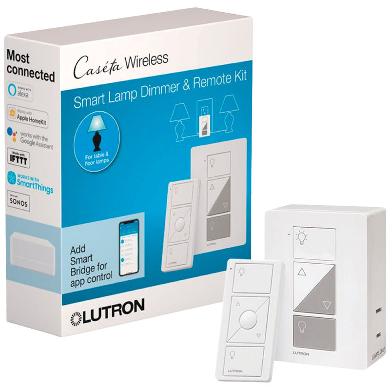 Lutron Caseta White 120V 0.83A Wireless Dimmer