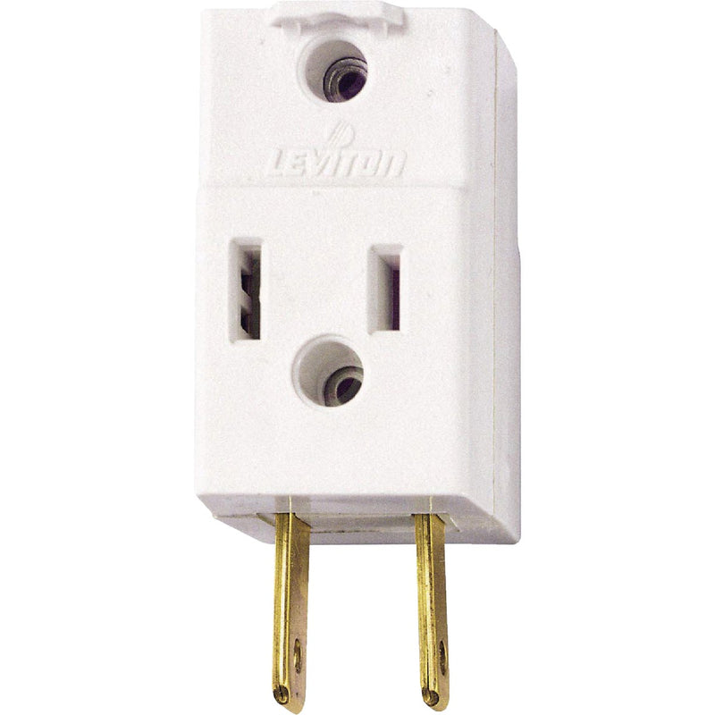 Leviton White 15A 3-Outlet Cube Tap