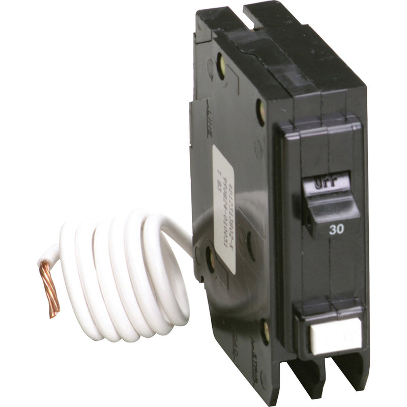 Eaton BR 30A Single-Pole Self Test GFCI Breaker