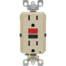 Leviton SmartlockPro Self-Test 15A Ivory Residential Grade 5-15R GFCI Outlet
