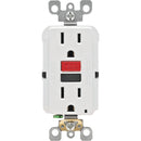 Leviton SmartlockPro Self-Test 15A White Residential Grade 5-15R GFCI Outlet